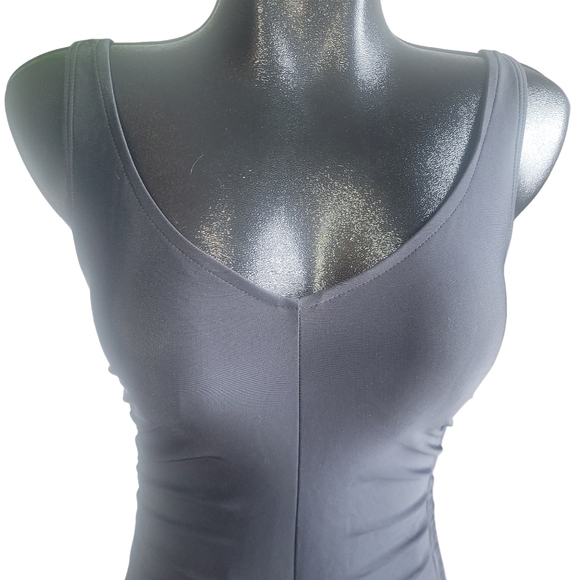 Roots Black One-Piece Swimsuit Sz.10 - Picture 2 of 8